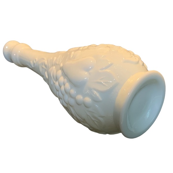 Milk Glass Genie Bottle Decanter - Picture 2 of 5